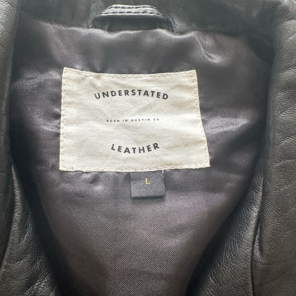 COPY - Understated Leather Oversized Scrunch Jacket - Picture 5 of 15